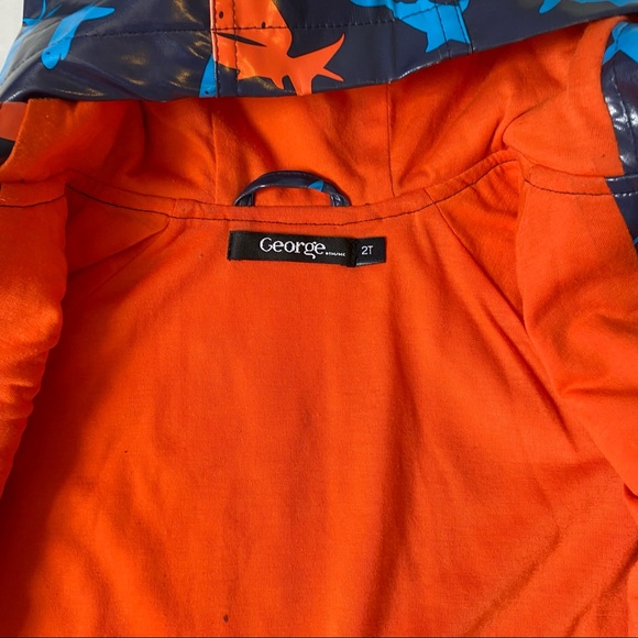 George kids blue orange shark raincoat
- 2T - Picture 4 of 15